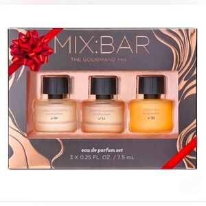 MIX:BAR The Gourmand Mix discovery set With 3  Eau de Parfums BNIB
